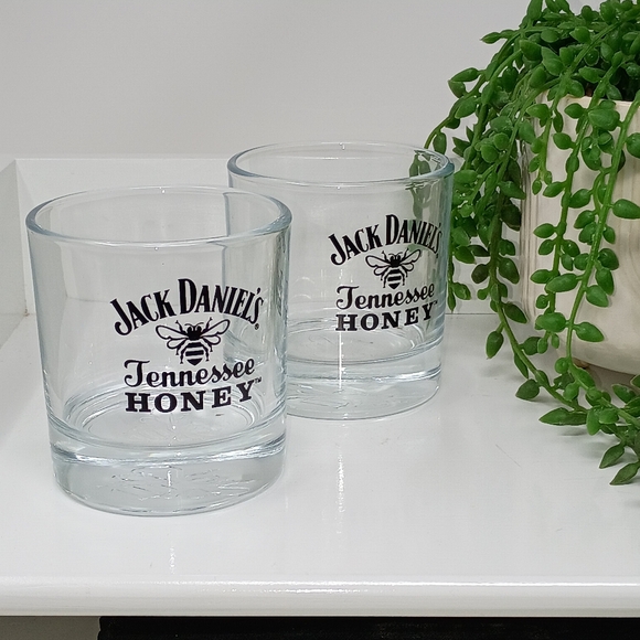 Jack Daniels 2pc Set Burbon Glasses - Picture 5 of 5